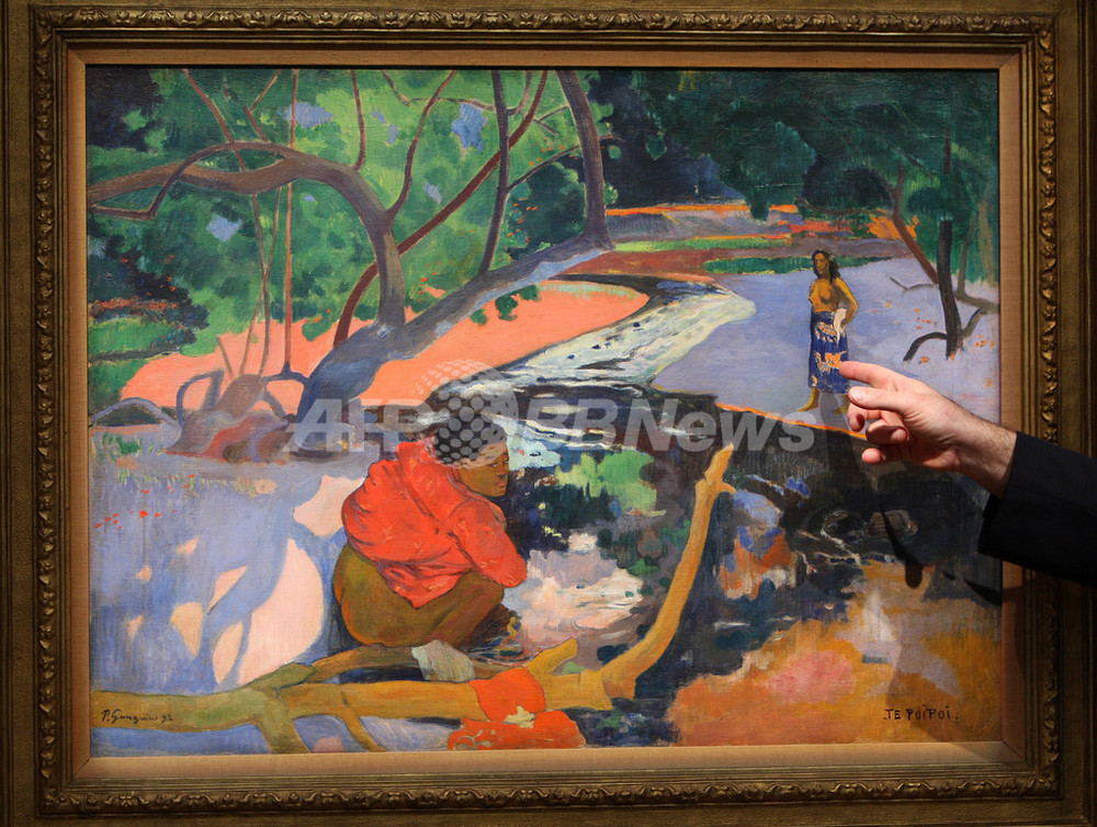 ポール・ゴーギャンの絵画、44億円で落札 写真1枚 国際ニュース：AFPBB 