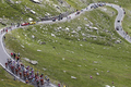 2011ツール・ド・フランス（2011 Tour de France）、第18ステージ（ピネローロからガリビエ峠、200.5キロメートル）。レースに臨む選手（2011年7月21日撮影）。(c)AFP/JOEL SAGET