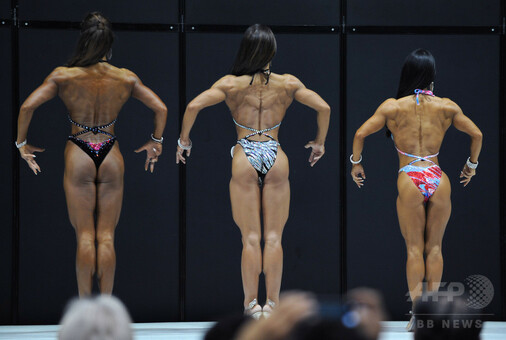 自慢の美ボディー！都内でボディービル・フィットネス大会 写真20枚
