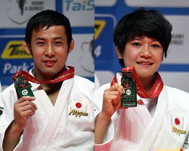高藤と渡名喜が金メダル、世界柔道がハンガリーで開幕 写真15枚 国際