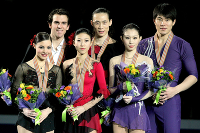 ホウ清／トウ健組がペア2連覇、フィギュア四大陸選手権