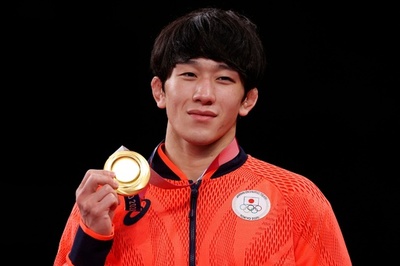 乙黒拓斗が金メダル、レスリング男子フリー65キロ級