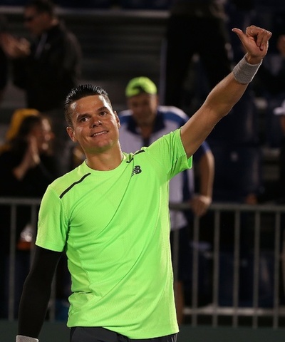 ラオニッチがストレートで初戦突破、マイアミ・オープン