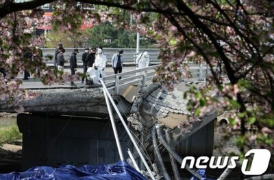 橋の歩道崩壊死傷事故…ソウルに同じ「30年以上の橋梁」282本も