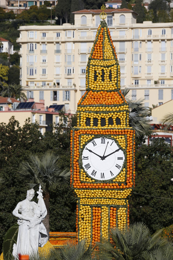 あれもこれも全部フルーツ、南仏「レモン祭り」