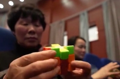 元教師の65歳女性 六面立体パズルの達人に