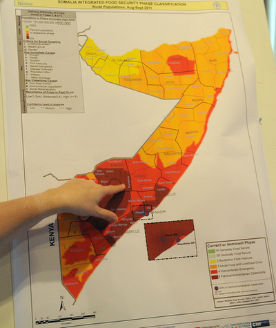ソマリアに6番目の飢餓地域、75万人が死の瀬戸際に 国連