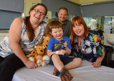 豪4歳男児に人工膵臓、1型糖尿病で初