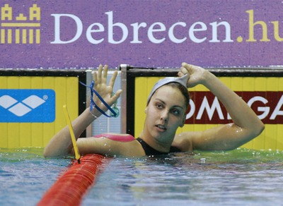 フィリッピ 女子400メートル個人メドレーを制す