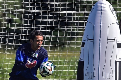 ブッフォンが練習復帰、次戦の出場は未定