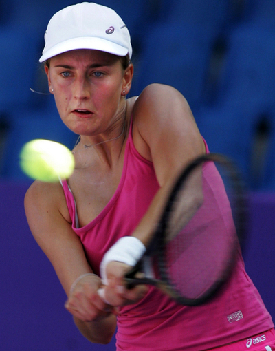 ＜女子テニス ソニー・エリクソン・インターナショナル＞サンタンジェロ シェンナン・サンを降し大会連覇に向け好スタート - インド