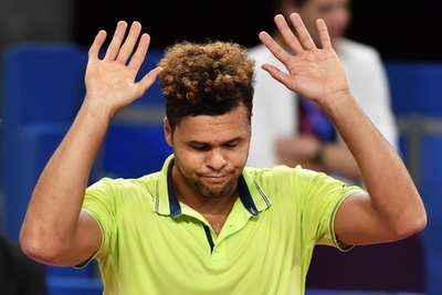 ツォンガが全仏OP欠場、膝手術で回復間に合わず