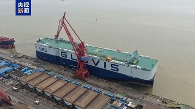 中国で3隻目の1万台級自動車運搬船が引き渡し 多様な車種を積載可能