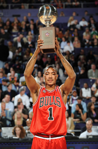 ローズ スキルズ・チャンレンジで優勝、NBAオールスター