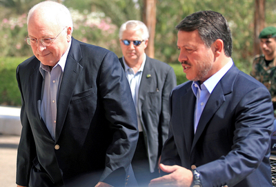 米副大統領がアブドラ国王と会談、中東和平進展など協議 - ヨルダン