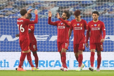 リバプールが最多勝ち点記録更新に前進、シティは5発快勝