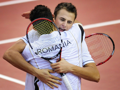 ルーマニア ダブルスでロシアに勝利