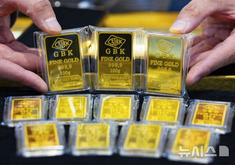 ソウル市内の貴金属店(c)NEWSIS