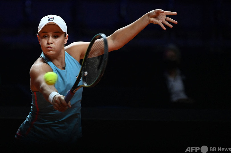 世界1位バーティ、快勝でマドリードOP2回戦進出