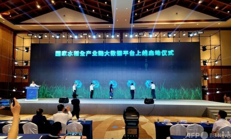 中国で水稲産業のデータプラットフォームが起動