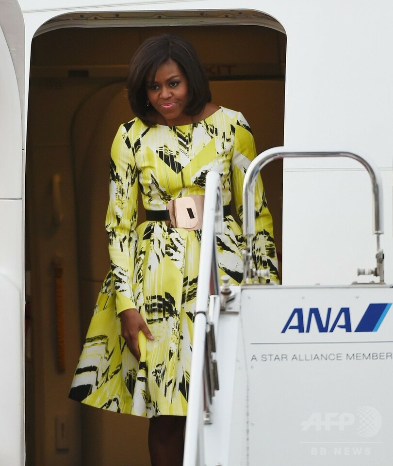ミシェル・オバマ米大統領夫人、ファーストレディーとして初来日
