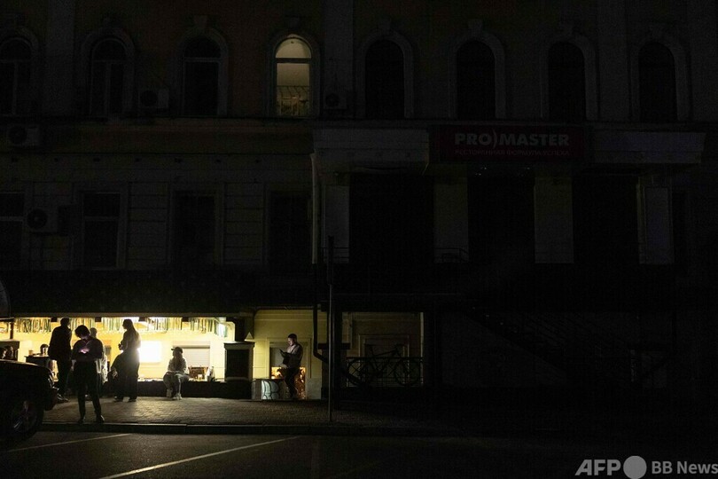 火力発電所の8割、ロシアの攻撃受ける ウクライナ