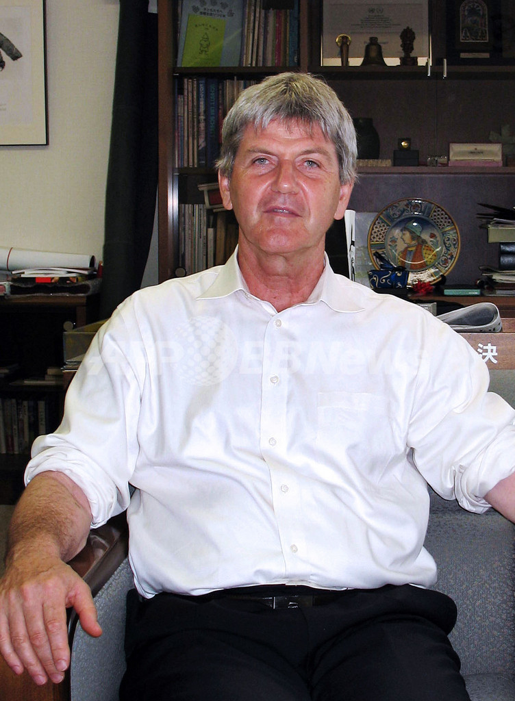 広島から核廃絶を訴える米国人、スティーブン・リーパーさん 写真2枚 国際ニュース：AFPBB News