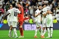 サッカー欧州チャンピオンズリーグ、グループF第2節、レアル・マドリード対RBライプツィヒ。勝利を喜ぶレアル・マドリードの選手（2022年9月14日撮影）。(c)JAVIER SORIANO / AFP