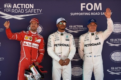 PP獲得のハミルトン、決勝でベッテルとの「厳しい戦い」を覚悟 スペインGP