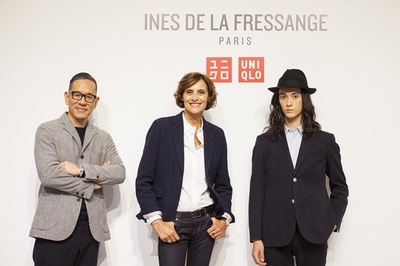 イネス来日、滝沢直己＆栗原類と「ユニクロ」を語る