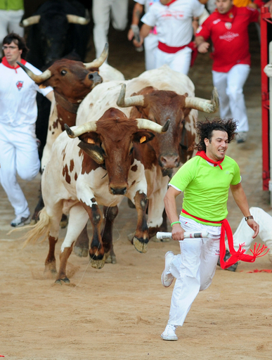 5日目も熱い、スペインのサン・フェルミン祭