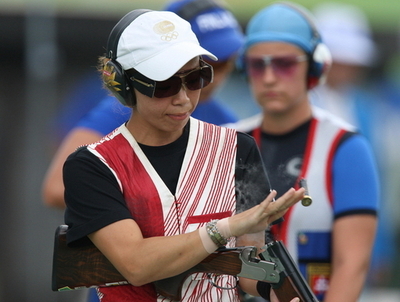 中山 射撃・クレー・トラップで4位入賞