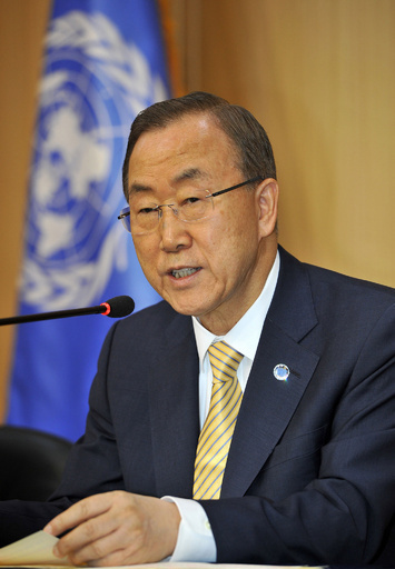 国連事務総長、「シリアの平和目指す団結」呼び掛け