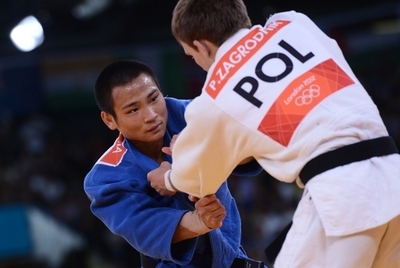 海老沼が銅メダル獲得、柔道男子66キロ級