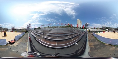 【360°パノラマ】潮風公園、ビーチバレーの会場②