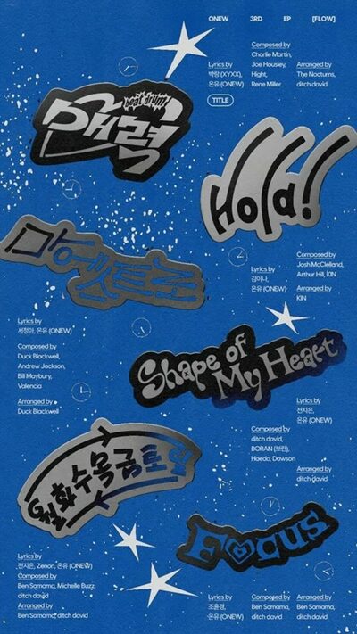 SHINeeのオンユ、ミニアルバム「FLOW」トラックリスト公開