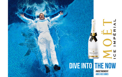 氷を浮かべる「モエ・エ・シャンドン」、夏季限定発売