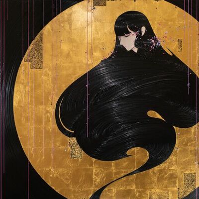 【京都 蔦屋書店】やまなかともろうの個展「花と雨」を1月20日（火）より開催。代表作「麗髪」シリーズに自身の感情を投影した新作を発表。