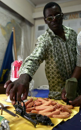 警察が野党事務所を捜索、銃などを押収 - ジンバブエ