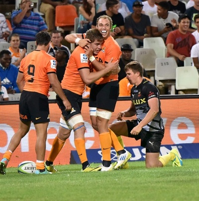 ジャガーズ、スーパーラグビー初戦でチーターズに逆転勝利