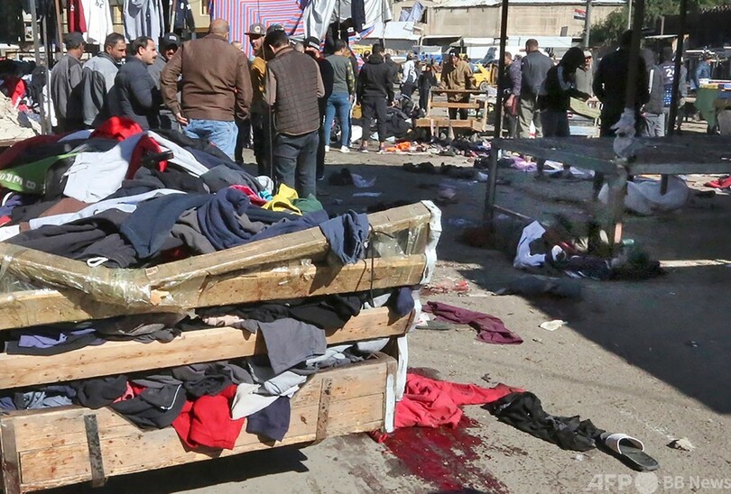 イラク首都で連続自爆攻撃 32人死亡、110人負傷