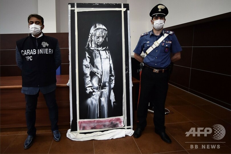 パリのバンクシー作品盗難事件、捜査班をイタリアへ導いたもの