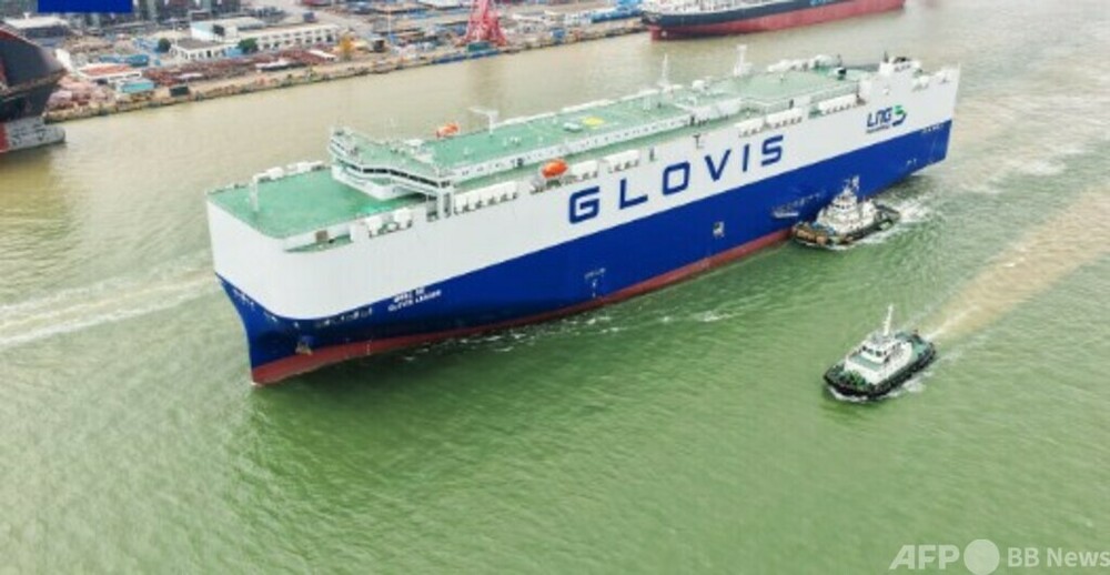 世界初の「積載台数1万台級」自動車運搬船が洋上試験を実施 中国