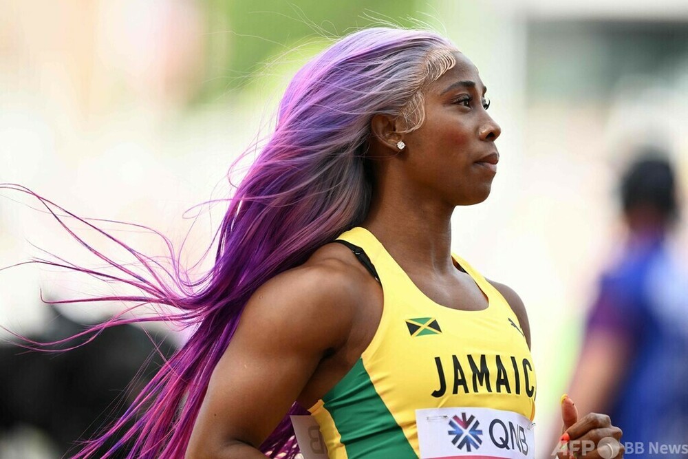 毎日変わる 髪色 にも注目 短距離女王フレイザー プライス 写真4枚 国際ニュース Afpbb News