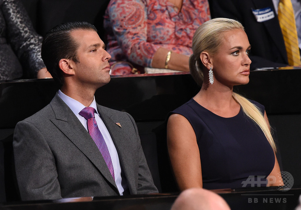 トランプ米大統領長男の妻、離婚を申請 写真1枚 国際ニュース:AFPBB News