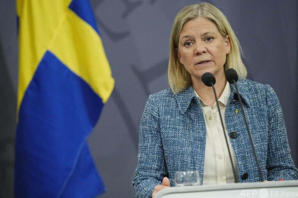 国際ニュース：AFPBB Newsスウェーデン与党、NATO加盟を支持 フィンランドに続き