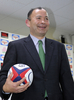 ラグビー日本代表HC就任会見に臨むエディー・ジョーンズ（Eddie Jones）HC（2011年12月26日撮影）。(c)AFP/Yoshikazu TSUNO