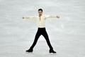 フィギュアスケート欧州選手権、男子シングル・フリースケーティング（FS）。演技に臨むハビエル・フェルナンデス（2019年1月26日撮影）。(c)Sergei GAPON / AFP