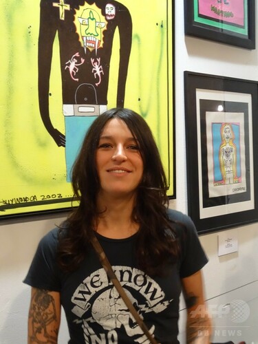 ディー・ディー・ラモーンの絵画展、NYで開催 写真4枚 国際ニュース 
