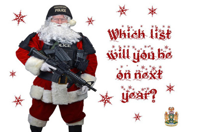 「物騒な」クリスマスカード？警察から犯罪者へ カナダ